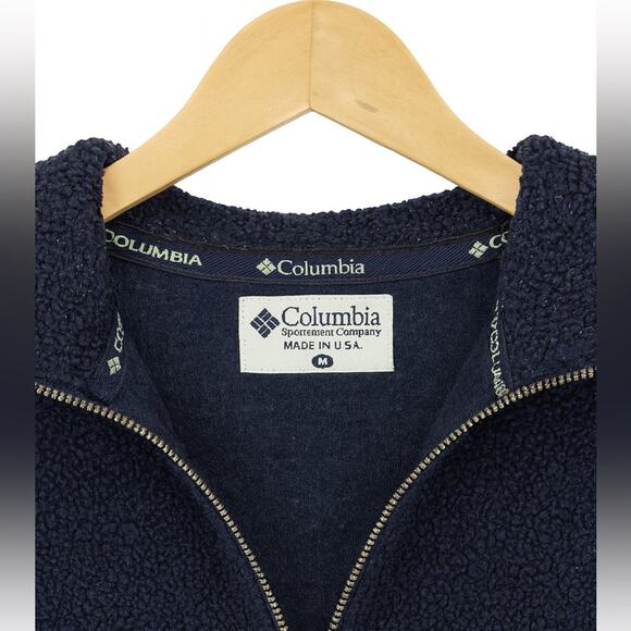 Columbia Navy Blue Fleece Pullover - Picture 2 of 3